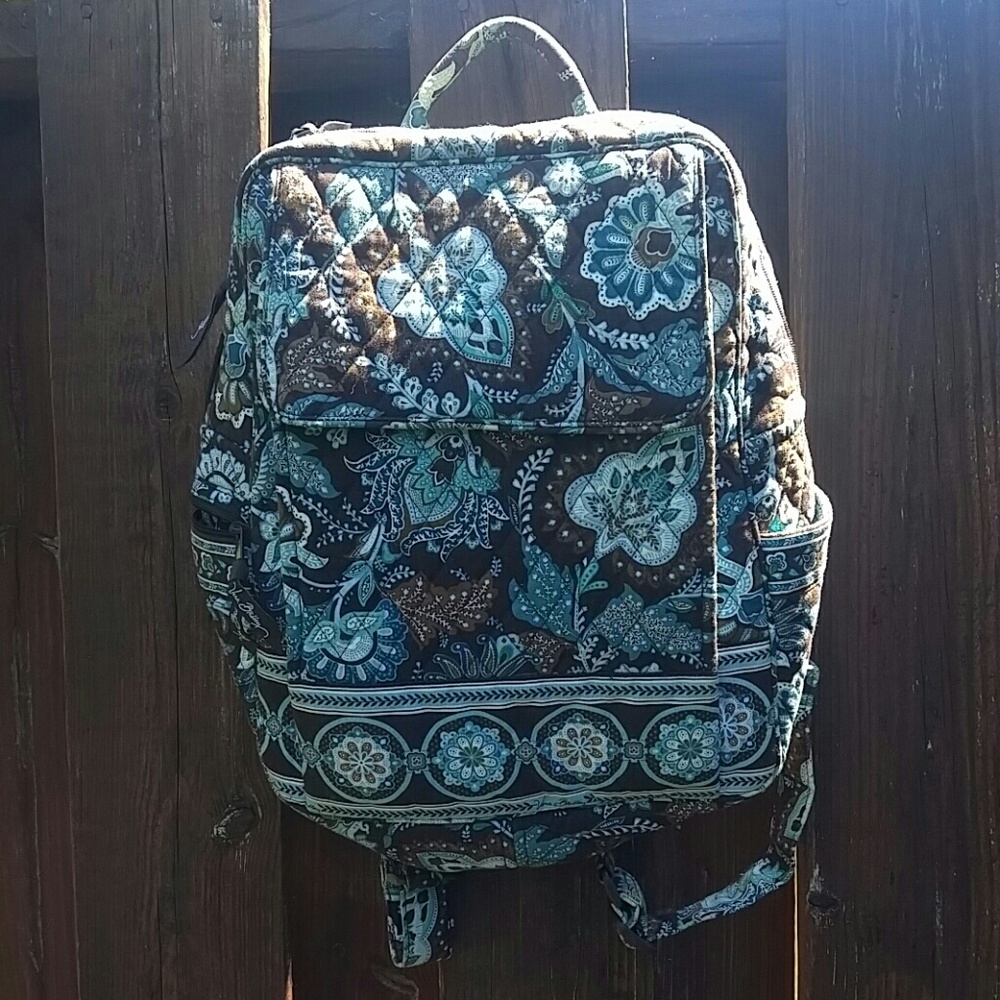 Vera Bradley Back Pack Java Blue - image 1